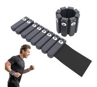 Lot de 2 bracelets de poids portables en silicone pour jambes et bras | Équipement de pilates en silicone pour l'aérobic, physique