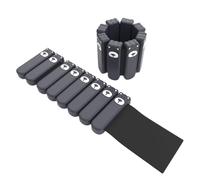 Lot de 2 bracelets de poids réglables en silicone, sangle de poignet réglable en silicone, équipement de pilates, pour la marche, le ballet, le fitness, l'aérobic