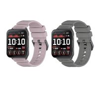 Lot de 2 bracelets de sport, compatibles avec Garmin Venu X1, bracelet de rechange, étanche, en silicone souple, pour montre Garmin Venu X1, homme et femme, Eine Grösse, Silicone, 0