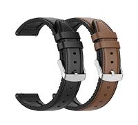 Lot de 2 bracelets en cuir silicone pour Kospet Tank T4 / T4C / T3 / T3 Ultra / T3 Ultra 2 / T2, bracelet de montre de 22 mm pour Kospet Tank M4/M4C/M3/M3 Ultra/M2