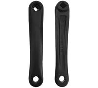 Lot de 2 bras de manivelle en aluminium de 21,6 cm, noir, résistant à la corrosion, idéal pour remplacer les vélos d'appartement couchés