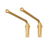 Lot de 2 bras pivotants Ra 180° pour murs latéraux et portes d'entrée 120 cm - Solution polyvalente de traitement de fenêtre