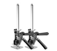 Lot de 2 bras pour économiser de la main-d'œuvre, cric à outils de levage manuel de 38,1 cm, dispositif de levage multifonction à hauteur réglable, porte et panneau de levage en bois