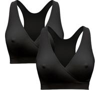 Lot de 2 brassières allaitement noir - m