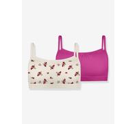 Dim Brassière Fille Les Pockets Coton Doux et Confortable x2