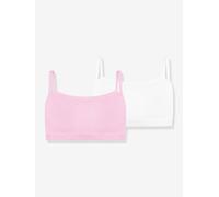 Lot de 2 brassières fille Les Pockets Ecodim rose 14A