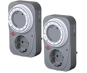 Lot de 2 Brennenstuhl compte à rebours Minuteur mécanique MC 120, 1506590