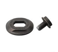 Lot de 2 brides extérieures et boulons pour lame de scie circulaire DCS391 DCS367 DCS565 N621119 compatible avec les outils électriques, 2 pièces en alliage d'acier