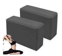 Lot de 2 Briques de Yoga en Mousse EVA - Blocs Haute Densité Antidérapants | Cales d'Exercice avec Soutien Postural | Accessoires Légers & Stables pour Étirements, Méditation & Entraînement à Domicile