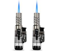 Lot de 2 briquets tempête à gaz rechargeables