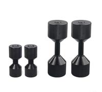 Lot de 2 broches d'alignement de bride, 2,8 cm et 4,8 cm en acier inoxydable 304 à deux trous usinées CNC pour l'alignement de bride, la construction et l'arpentage jusqu'à 7,6 cm d'épaisseur