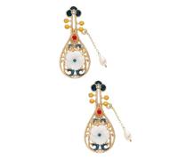 Lot De 2 Broches Pipa Pour Femme Accessoire Musical Idéal Pour Un Mariage Une Soirée Un Luth Ou Comme Musical
