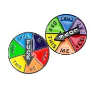 Lot de 2 broches rotatives pour femme, broche pour costume de carrière, écharpe, robe