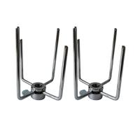 Lot de 2 brochettes de barbecue en acier inoxydable pour steak, poulet, légumes, barbecue, fourchettes à viande en acier inoxydable