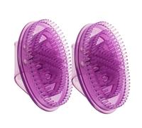 Lot de 2 Brosse de Massage Méridien, brosse Meridian d'acupression, Brossede massage méridienne multifonction portable, Brosseà pression méridienne pour pieds, jambes, mains, cou, muscles