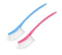 Lot de 2 brosses à biberons, brosse à biberons long manche avec poils en nylon doux pour tasses, gobelets et brosse de nettoyage pour la maison, nettoyeur tétons pour bébé