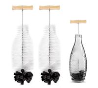 Lot de 2 brosses à Bouteilles pour Bouteilles en Verre SodaStream, éliminent efficacement la saleté Tenace, conviennent au Nettoyage des Bouteilles de Soda et des biberons