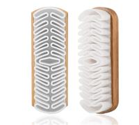 Lot de 2 brosses à chaussures en daim, brosse de nettoyage, gomme douce, brosses pliées en crêpe pour cuir