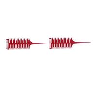 Lot De 2 Brosses À Cheveux En Forme Darête De Poisson À 3 Faces Pour Mèches Et Coloration