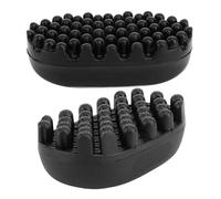 Lot de 2 Brosses à Cheveux Frisées en Caoutchouc, Peigne torsadé, Brosse Torsadée pour Boucles et Vagues Afro, Brosse Torsadée, Peigne torsadé Lavable, Outil de Coiffure, Brosse
