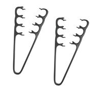 Lot de 2 brosses à cheveux texturantes pour un look plus complet qui cache la partie supérieure du cuir chevelu - Peigne ABS pour coiffage quotidien - Unisexe