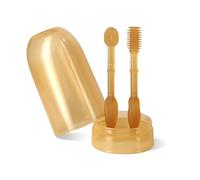 Lot de 2 brosses à dents en silicone pour nourrissons, nouveau-nés et langues