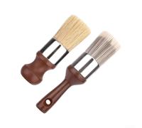 Lot de 2 brosses à pommade pour meubles - Outil d'épilation et de conditionnement du cuir - Applieur à poils doux pour le polissage du bois, les canapés et les chaises anciens
