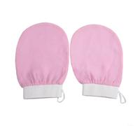 Lot de 2 brosses à récurer en rayonne de 21 cm à texture douce de 21 cm | Parfait pour les rituels de hammam spa, améliore l'absorption de la crème hydratante, l'expérience traditionnelle du bain