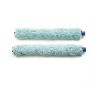 Lot de 2 brosses à rouleaux de rechange pour Medion MD 20051, balai latéral P10 W, matériau durable, bleu clair