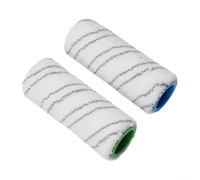 Lot de 2 brosses à rouleaux en microfibre pour Karcher FC5 - Lavables - Brosses de rechange pour Karcher FC7 sans fil - Haute capacité d'absorption