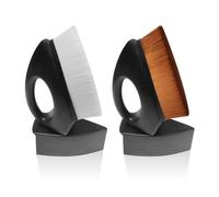 Lot de 2 brosses applicatrices pour pneus de voiture, applicateur de brillance des pneus, brosse portative, brosse triangulaire pour brillance des pneus, organisateur de gel de nettoyage des pneus