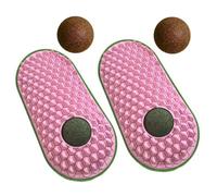 Lot de 2 brosses d'angle pour chats et chats - Grattoir mural - Fournitures pour chats et chiens