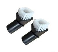 Lot de 2 brosses d'aspiration pour Karcher ID35, outil pivotant à 90° pour aspirateurs humides et secs, compatible avec les tuyaux Miele pour Bosch DN35, blanc