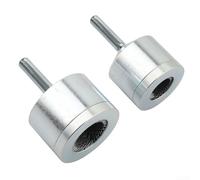 Lot de 2 brosses de nettoyage de tuyaux en cuivre de 15 mm et 22 mm pour perceuse électrique, outil de nettoyage de tubes métalliques pour la plomberie et la préparation du soudage