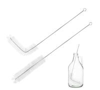 Lot de 2 brosses de nettoyage en nylon de 71,1 cm pour bonbonne de 9 litres, pour fermenteur, fûts de corny, fabrication de vin, brassage de bière (longueur : 70 cm)