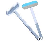 Lot de 2 brosses de nettoyage multifonctionnelles pour enlever les poils d'animaux de compagnie pour chien et chat - Fournitures réutilisables et améliorées - Outil 4 en 1