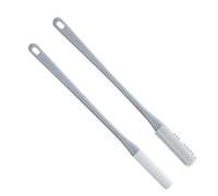 Lot de 2 brosses de nettoyage pour orteils - Applicateur de lotion pour les orteils, brosse pour les pieds, brosse de douche pour les personnes âgées, adultes handicapés