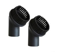 Lot de 2 brosses de rechange pour aspirateur humide et sec Nilfisk, tête de brosse ronde de 36 mm de diamètre, brosse à poussière pour modèles Aero de la série Multi II Buddy II Attix