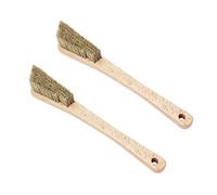 Lot de 2 brosses d'escalade avec poils de sanglier épais et ultra durables et poignée ergonomique pour tous les types d'escalade et de craie d'escalade d'intérieur ou d'extérieur (CJ-CB2024B)