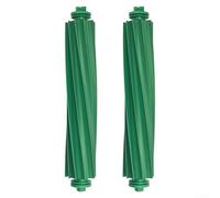 Lot de 2 brosses en caoutchouc compatibles avec Roomba Plus 405 pour Combo / 505 pour 205 DustCompactor, rouleau en plastique nylon pour un retrait efficace des débris sur les tapis et les sols durs