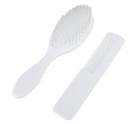 Lot de 2 brosses et peignes faciles à prendre en main - Brosse de massage et de cuir chevelu pour bébé - Parfait pour liste de naissance - Ensemble cadeau coupe-vent et imperméable - Gants pour homme