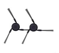 Lot de 2 brosses latérales compatibles avec Dreame pour rouleau X40 Master L40 Ultra Aqua10 - Outils de bordure en nylon flexible pour nettoyer les coins en profondeur Accessoires d'épilation