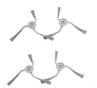 Lot de 2 brosses latérales pour DJI ROMO S/A/P, accessoires d'aspirateur en poils de nylon, compatibles avec robot Hoover, pièces de rechange lavables (2 x 2 pièces)