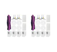 Lot De 2 Brosses Latérales Principales, Filtres HEPA, Tampons De Vadrouille Et Sacs À Poussière De Rechange For Aspirateur Eureka J12 Ultra