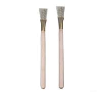 Lot de 2 brosses métalliques en céramique avec manche en bois pour l'argile | Deux textures, manche en bois, idéal pour l'argile, pour une construction robuste, manipulation facile
