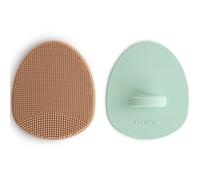 Lot de 2 brosses pour croûtes de lait Natural-Cambridge Blue