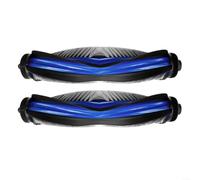 Lot de 2 brosses principales de rechange en nylon pour ECOVACS pour Deebot T30C, T50 Pro pour OMNI, T80, X8, rouleau de nettoyage de sol