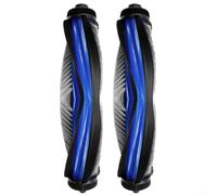 Lot de 2 brosses principales de rechange pour aspirateur robot ECOVACS pour DEEBOT T80 OMNI, N30 PRO pour OMNI, T50 Pro, X8 Pro, rouleau en nylon en forme de V pour un ramassage efficace des cheveux