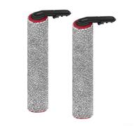 Lot de 2 brosses principales de rechange pour poils H15 Hhr48a pour nettoyeurs Pro Heat humides/secs et robustes - Aspirateur Simple Plus Fibre Plastique Installation à clipser 1 pièce