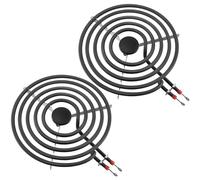 Lot de 2 brûleurs électriques MP21YA de 20,3 cm de rechange pour cuisinière électrique Hard-Wick & Ken-more & May-tag & Nor-ge & Whirl-pool - Compatible avec les brûleurs MP22YA AMI PARTS